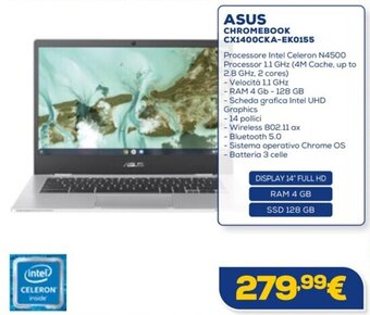 Euronics ASUS CHROMEBOOK CX1400CKA-EK0155 offerta