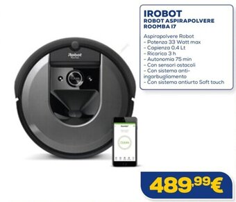 Euronics IROBOT ROBOT ASPIRAPOLVERE ROOMBA I7 offerta