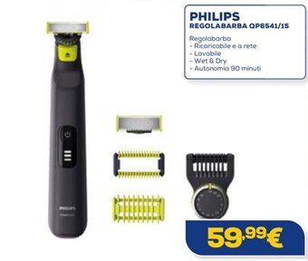Euronics PHILIPS REGOLABARBA QP6541/15 offerta