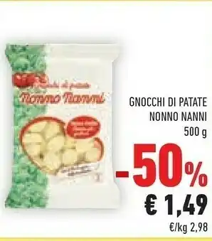 Conad Nonno Nanni Gnocchi di patate offerta