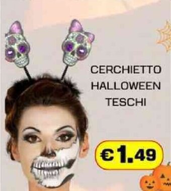 CERCHIETTO HALLOWEEN TESCHI