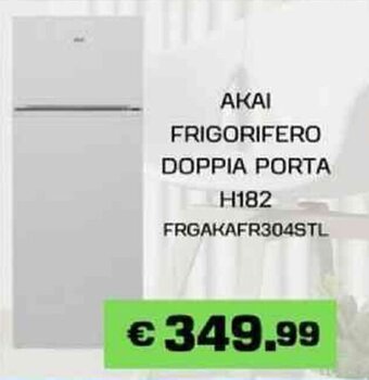 MEGA AKAI FRIGORIFERO DOPPIA PORTA H182 FRGAKAFR304STL offerta