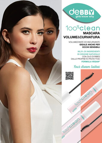 Acqua & Sapone deBBY 100%clean MASCARA VOLUME&CURVATURA offerta
