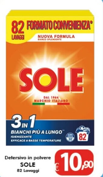 Bernava Detersivo in polvere SOLE 82 Lavaggi offerta