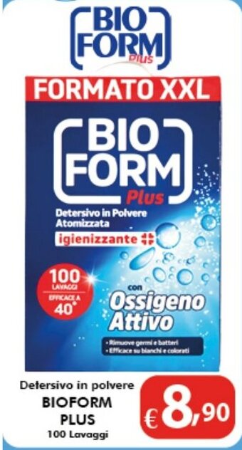 Bernava Detersivo in polvere BIOFORM PLUS 100 Lavaggi offerta