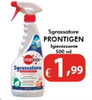 Bernava Sgrassatore PRONTIGEN Igienizzante 500 ml offerta