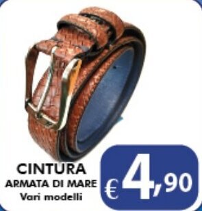 Bernava CINTURA ARMATA DI MARE Vari modelli offerta