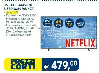 Esselunga Samsung TV LED UE50AU8070UXZT offerta