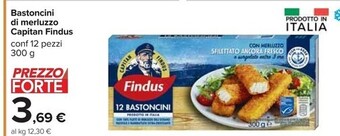 Carrefour Iper Findus bastoncini di merluzzo offerta