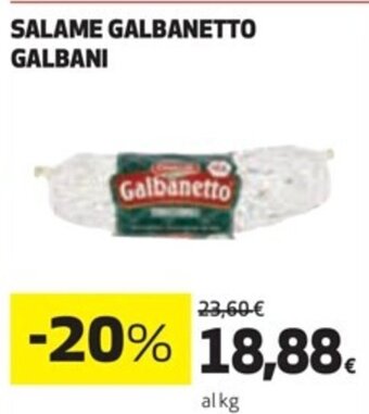 Coop SALAME GALBANETTO GALBANI offerta