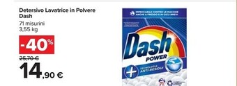 Carrefour Iper Dash detersivo lavatrice in polvere offerta