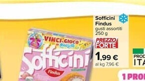 Carrefour Iper Findus sofficini offerta