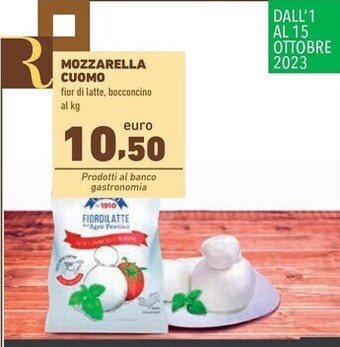Conad Cuomo mozzarella offerta
