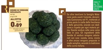 Conad Bombe di verdure ripassate offerta