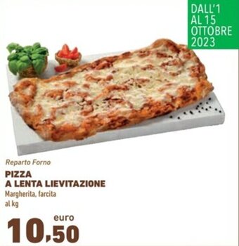 Conad PIZZA A LENTA LIEVITAZIONE Margherita, farcita offerta