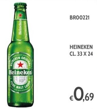 Italy Cash and Carry HEINEKEN CL. 33 X 24 offerta