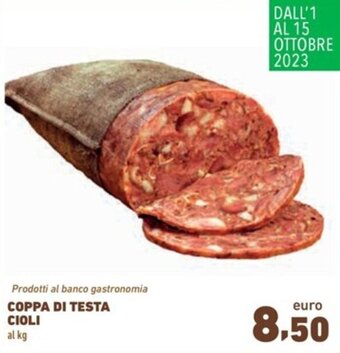 Conad COPPA DI TESTA CIOLI offerta