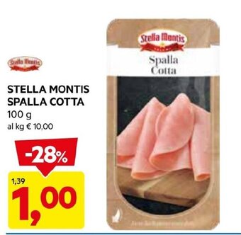 DPiù STELLA MONTIS SPALLA COTTA 100 G offerta