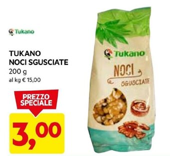 DPiù TUKANO NOCI SGUSCIATE 200 G offerta