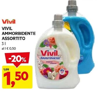 DPiù VIVIL AMMORBIDENTE ASSORTITO 3 L offerta