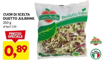 DPiù CUOR DI SCELTA DUETTO JULIENNE 250 G offerta