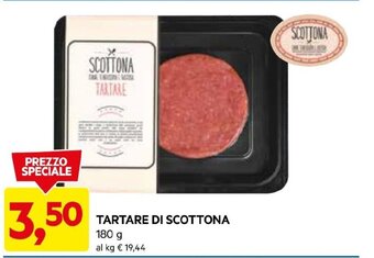 DPiù TARTARE DI SCOTTONA 180 g offerta