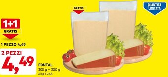 DPiù FONTAL 300 g + 300 g offerta