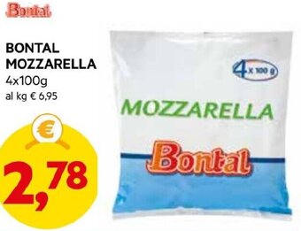 DPiù BONTAL MOZZARELLA 4x100g offerta