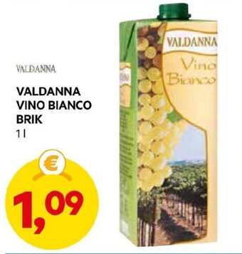 DPiù VALDANNA VINO BIANCO BRIK 1 L offerta