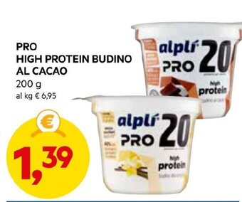 DPiù PRO HIGH PROTEIN BUDINO AL CACAO 200 G offerta