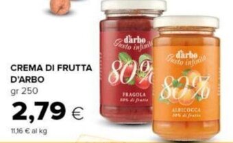Oasi CREMA DI FRUTTA D'ARBO gr 250 offerta