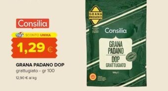 Oasi Consilia GRANA PADANO DOP grattugiato - gr 100 offerta