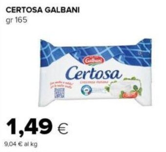 Oasi CERTOSA GALBANI gr 165 offerta
