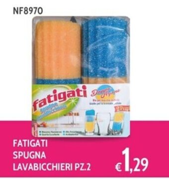 FATIGATI SPUGNA LAVABICCHIERI PZ.2