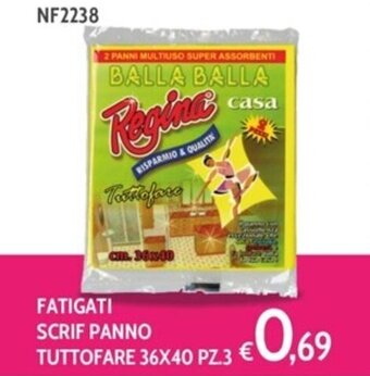 FATIGATI SCRIF PANNO TUTTOFARE 36X40 PZ.3