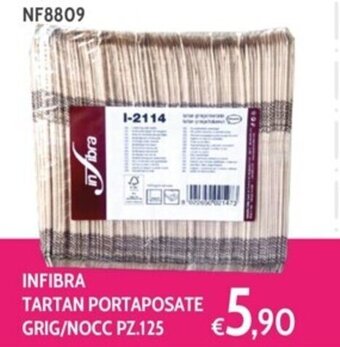 Italy Cash and Carry INFIBRA TARTAN PORTAPOSATE GRIG/NOCC PZ.125 offerta