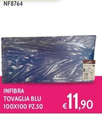 INFIBRA TOVAGLIA BLU 100X100 PZ.50