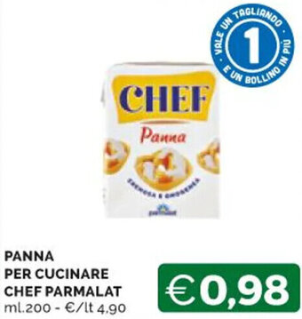 PANNA PER CUCINARE CHEF PARMALAT ml.200
