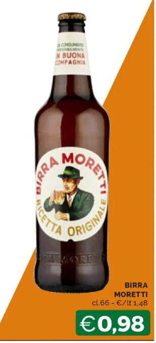 Mercatò BIRRA MORETTI cl.66 offerta