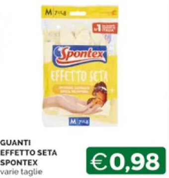 GUANTI EFFETTO SETA SPONTEX