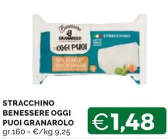 Mercatò STRACCHINO BENESSERE OGGI PUOI GRANAROLO gr.160 offerta