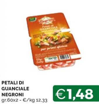Mercatò PETALI DI GUANCIALE NEGRONI GR.60X2 offerta