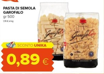Oasi PASTA DI SEMOLA GAROFALO gr 500 offerta
