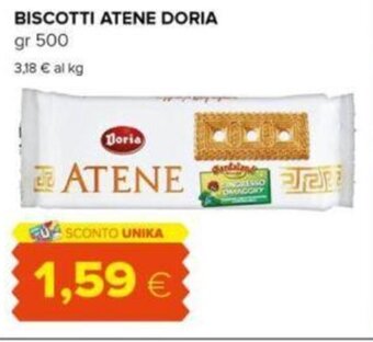 Oasi BISCOTTI ATENE DORIA gr 500 offerta