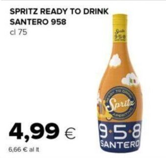 SPRITZ READY TO DRINK SANTERO 958 cl 75
