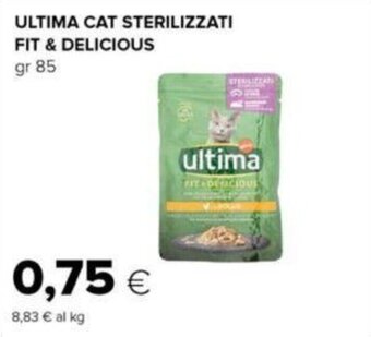 Oasi ULTIMA CAT STERILIZZATI FIT & DELICIOUS gr 85 offerta