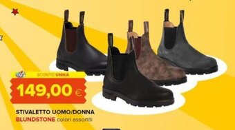 STIVALETTO UOMO/DONNA BLUNDSTONE colori assortiti