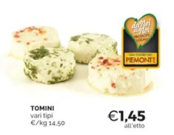 Mercatò TOMINI vari tipi offerta