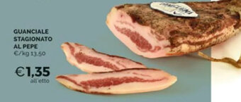 Mercatò GUANCIALE STAGIONATO AL PEPE offerta