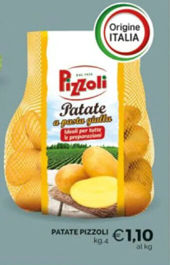 Mercatò PATATE PIZZOLI kg 4 offerta